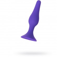 Анальная втулка-конус от компании Toyfa, цвет фиолетовый, размер 1, коллекция A-toys, 761301, из материала Силикон, длина 10.2 см.