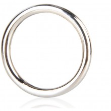 Стальное эрекционное кольцо «Steel Cock Ring» от компании BlueLine, цвет серебристый, BLM4001, из материала Металл, коллекция C&B Gear, диаметр 3.5 см.