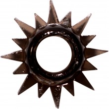 Эрекционное кольцо «Cristal» из серии Lola Rings, цвет черный, 0112-13Lola, бренд Lola Games, из материала TPR, длина 4.5 см., со скидкой