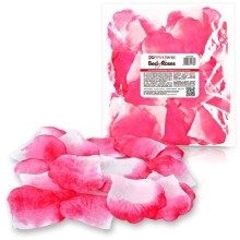 Лепестки роз «Bed of Roses» для романтической обстановки, цвет розовый с белым, Erotic Fantasy EF-T004, бренд EroticFantasy, из материала ПВХ