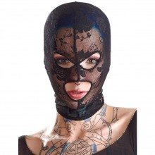 Кружевная маска на голову в отверстиями для глаз и рта Bad Kitty «Mask Lace», цвет черный, размер OS, Orion 24903821001, из материала Полиамид