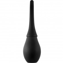 Анальный душ классической формы Backdoor Black Edition «Booty Douche», цвет черный, Lola Toys 4223-01Lola, из материала Силикон, длина 23.3 см.