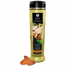 Съедобное массажное масло «Kissable Massage Oi» с ароматом миндаля, 240 мл, Shunga 1312 SG, из материала Масляная основа, 240 мл.