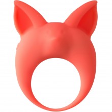 Оранжевое эрекционное кольцо-котенок «Mimi Animals Kitten Kyle», Lola Games 7000-21lola, длина 7.8 см., со скидкой