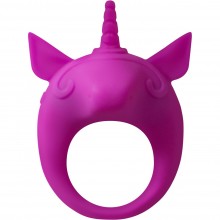 Эрекционное кольцо «Mimi Animals Unicorn Alfie» виде единорога, фиолетовое, Lola Games 7000-16lola, длина 8.5 см., со скидкой