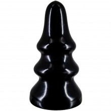 Черная анальная пробка «Magnum 19» из ПВХ, рабочая длина 20.5 см, диаметр 9.3 см, Lovetoy 421900, бренд LoveToy А-Полимер, цвет Черный, длина 22 см.