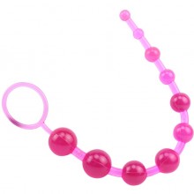 Анальная цепочка «Sassy Anal Beads», розовая, Chisa CN-331223110, бренд Chisa Novelties, коллекция Hi-Basic, длина 26.3 см.