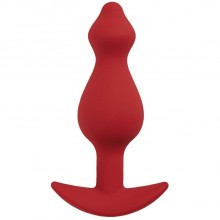 Бордовая анальная пробка «Libra L», длина 14.2 см, фигурная, для ношения, 06153L, бренд Le Frivole, коллекция Core, длина 14.2 см.
