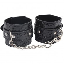 Наручники на цепочке «Be Good Wrist Cuffs», цвет черный, Chisa CN-632125452, из материала Полиуретан, коллекция Behave!