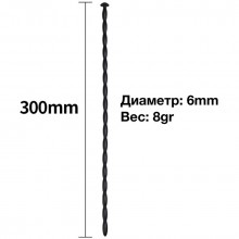 Силиконовый уретральный стимулятор, толщина 0.6 см, Джага-Джага 744-13 BX DD, длина 30 см., со скидкой