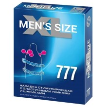 Насадка стимулирующая с усиками «Men Size 777», упаковка 1 шт, СК-Визит Ситабелла 1447, длина 19.5 см.