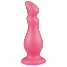 Розовая фигурная анальная пробка, Биоклон 436300, бренд LoveToy А-Полимер, длина 14 см., со скидкой