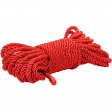 Веревка для связывания «Scandal BDSM Rope», цвет красный, California Exotic Novelties, из материала Полиэстер, 10 м.