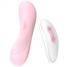 Клиторальный стимулятор «Remote Lay-on Vibe», цвет розовый, Dream Toys 21550, из материала Силикон, коллекция Vibes of Love, длина 10.5 см.