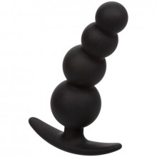Анальная елочка для ношения «Boundless Beaded Plug», цвет черный, California Exotic Novelties SE-2700-47-2, бренд CalExotics, длина 9 см.