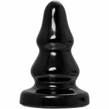 Большая анальная пробка «POPO Pleasure Monoceros», цвет черный, ToyFa 731453, длина 15 см., со скидкой