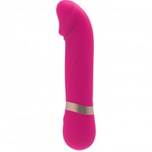 Вибратор с загнутой головкой «Dildo Vibe 4.6», цвет розовый, Chisa CN-840917936, бренд Chisa Novelties, из материала Силикон, длина 11.7 см.