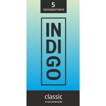Классические гладкие презервативы «Indigo Classic», 5 штук, Indigo classic № 5, длина 18 см.