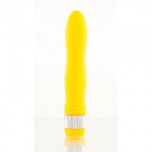 Желтый водонепроницаемый интимный вибратор, длина 21.5 см, «Sexus Funny Five» 931006, длина 21.5 см.