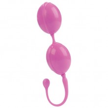 Каплевидные вагинальные шарики «L'Amour», цвет розовый, SE-4649, бренд CalExotics, из материала Пластик АБС, диаметр 3 см.