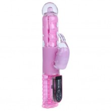 Интимный вибратор Hi-Tech «Love Stroker», цвет розовый, Baile BW-046433PK, из материала ПВХ, длина 24.5 см., со скидкой