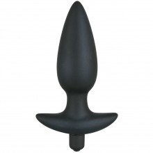 Анальная втулка с вибрацией «Butt Plug Large» из серии Black Velvets от You 2 Toys, цвет черный, 5781850000, бренд Orion, коллекция You2Toys, длина 17 см.