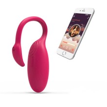 Женский вибратор «Smart Flamingo» для G-точки премиум класса, Magic Motion 861098, из материала Силикон, длина 7.5 см.