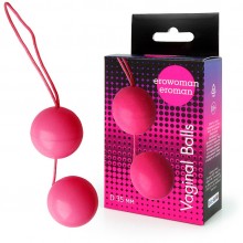 Недорогие шарики вагинальные «Balls», цвет розовый, диаметр 35 мм, EE-10097p, из материала Пластик АБС, диаметр 3.5 см., со скидкой