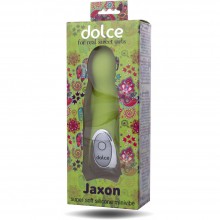 Женский вибратор интимный небольшой «Dolce Jaxon Fresh Lime», цвет зеленый, длина 12.5 см., со скидкой