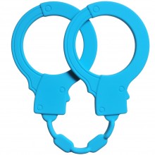 Тянущиеся силиконовые наручники «Stretchy Cuffs Turquoise», Lola Toys 4008-03Lola, бренд Lola Games, длина 33 см., со скидкой