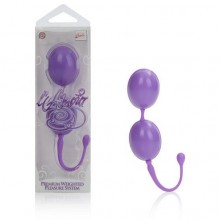 Каплевидные вагинальные шарики «L'Amour» от California Exotic Novelties, цвет фиолетовый, SE-4649-14-3, бренд CalExotics, из материала Пластик АБС, диаметр 3 см.