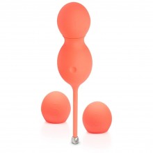 Тренажер Кегеля - виброшарики вагинальные «We-Vibe Bloom», цвет оранжевый, SNBLSGA, из материала Силикон, длина 18 см.
