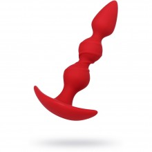 Анальная силиконовая втулка ToDo by Toyfa Trio, красная, длина 16 см, диаметр 3.3 см, ToyFa 357017, длина 16 см., со скидкой
