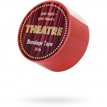 Бондажный скотч «Theatre Bondage Tape», цвет красный, TOYFA 704026, из материала ПВХ, 15 м.