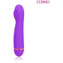 Женский мини вибратор для точки G, цвет фиолетовый, Cosmo csm-23133, из материала Силикон, длина 13.5 см.